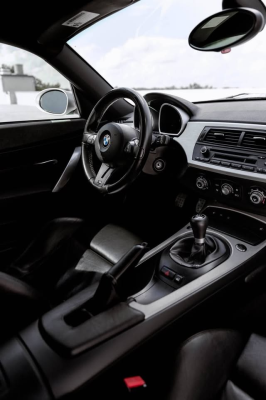 2006 BMW Z4 M Coupe in Titanium Silver Metallic over Black Nappa