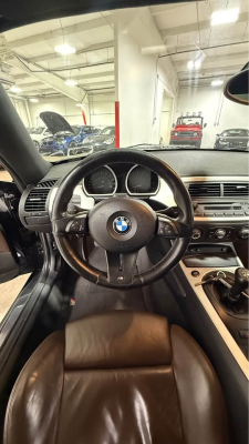 2007 BMW Z4 M Coupe in Black Sapphire Metallic over Dark Sepang Brown Nappa