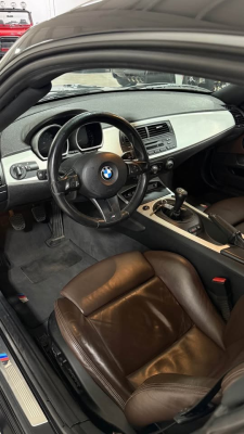 2007 BMW Z4 M Coupe in Black Sapphire Metallic over Dark Sepang Brown Nappa