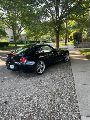 2007 BMW Z4 M Coupe in Black Sapphire Metallic over Black Nappa