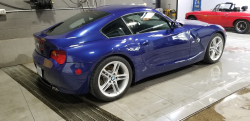 2007 BMW Z4 M Coupe in Interlagos Blue Metallic over Black Nappa