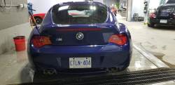 2007 BMW Z4 M Coupe in Interlagos Blue Metallic over Black Nappa