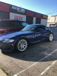 2007 BMW Z4 M Coupe in Interlagos Blue Metallic over Black Nappa