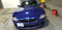 2007 BMW Z4 M Coupe in Interlagos Blue Metallic over Black Nappa
