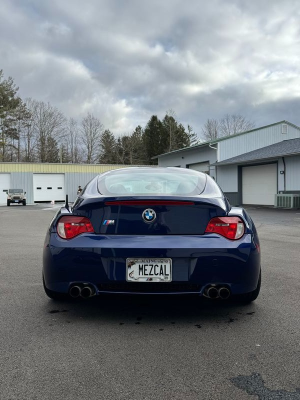 2007 BMW Z4 M Coupe in Interlagos Blue Metallic over Black Nappa