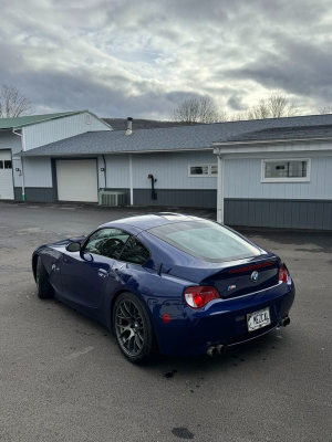 2007 BMW Z4 M Coupe in Interlagos Blue Metallic over Black Nappa