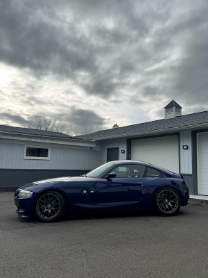 2007 BMW Z4 M Coupe in Interlagos Blue Metallic over Black Nappa