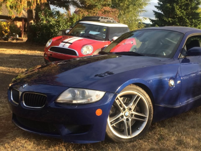 2007 BMW Z4 M Coupe in Interlagos Blue Metallic over Black Nappa