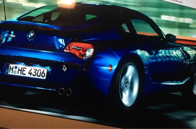 2007 BMW Z4 M Coupe in Interlagos Blue Metallic over Black Nappa
