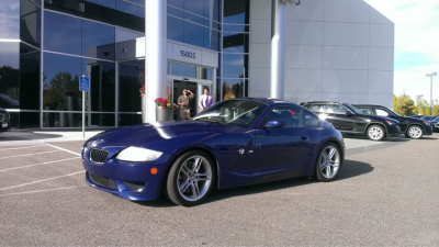 2007 BMW Z4 M Coupe in Interlagos Blue Metallic over Black Nappa
