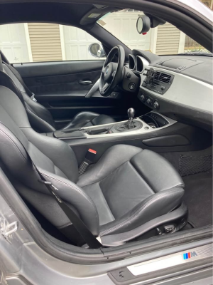 2007 BMW Z4 M Coupe in Silver Gray Metallic over Black Nappa