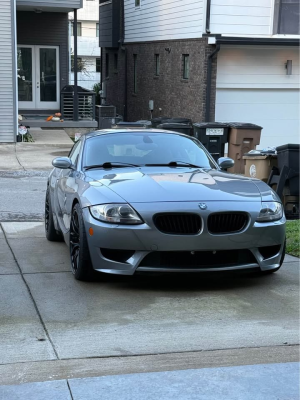 2007 BMW Z4 M Coupe in Silver Gray Metallic over Imola Red Nappa