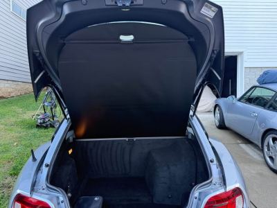 2007 BMW Z4 M Coupe in Silver Gray Metallic over Imola Red Nappa
