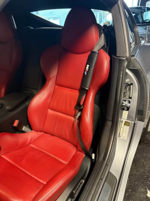 2007 BMW Z4 M Coupe in Silver Gray Metallic over Imola Red Nappa