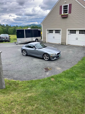 2007 BMW Z4 M Coupe in Silver Gray Metallic over Black Nappa