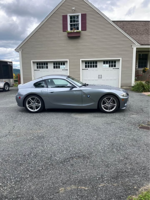 2007 BMW Z4 M Coupe in Silver Gray Metallic over Black Nappa