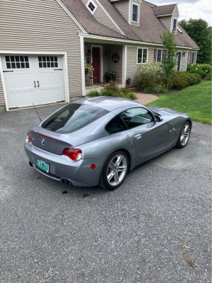 2007 BMW Z4 M Coupe in Silver Gray Metallic over Black Nappa