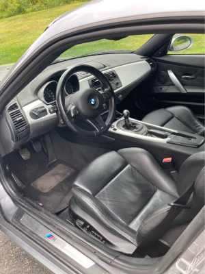 2007 BMW Z4 M Coupe in Silver Gray Metallic over Black Nappa