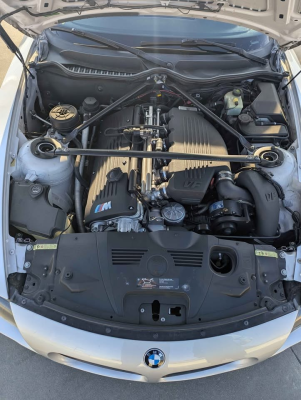 2007 BMW Z4 M Coupe in Titanium Silver Metallic over Black Nappa