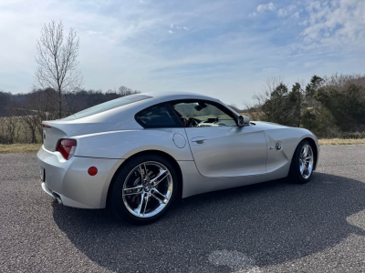 2007 BMW Z4 M Coupe in Titanium Silver Metallic over Black Nappa