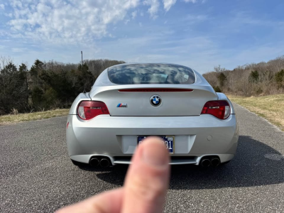 2007 BMW Z4 M Coupe in Titanium Silver Metallic over Black Nappa