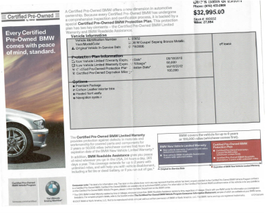 2006 BMW Z4 M Coupe in Sepang Bronze Metallic over Light Sepang Bronze Extended Nappa