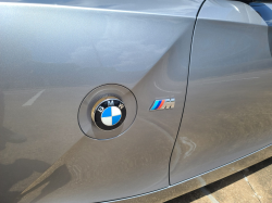 2006 BMW Z4 M Coupe in Silver Gray Metallic over Imola Red Nappa