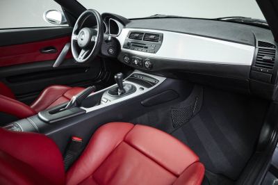 2006 BMW Z4 M Coupe in Silver Gray Metallic over Imola Red Nappa