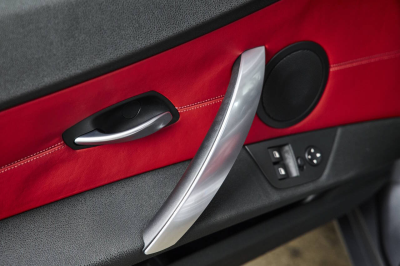 2006 BMW Z4 M Coupe in Silver Gray Metallic over Imola Red Nappa