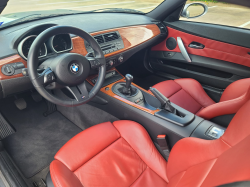 2006 BMW Z4 M Coupe in Silver Gray Metallic over Imola Red Nappa