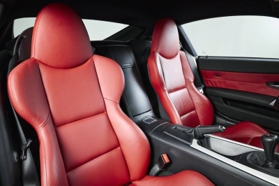 2006 BMW Z4 M Coupe in Silver Gray Metallic over Imola Red Nappa