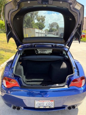 2006 BMW Z4 M Coupe in Interlagos Blue Metallic over Black Nappa