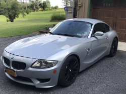 2006 BMW Z4 M Coupe in Titanium Silver Metallic over Black Nappa