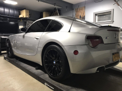 2006 BMW Z4 M Coupe in Titanium Silver Metallic over Black Nappa