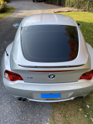 2006 BMW Z4 M Coupe in Titanium Silver Metallic over Black Nappa