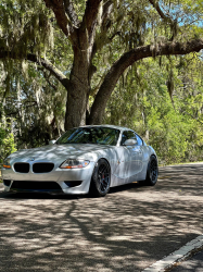 2006 BMW Z4 M Coupe in Titanium Silver Metallic over Black Nappa