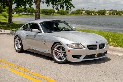 2006 BMW Z4 M Coupe in Titanium Silver Metallic over Black Nappa