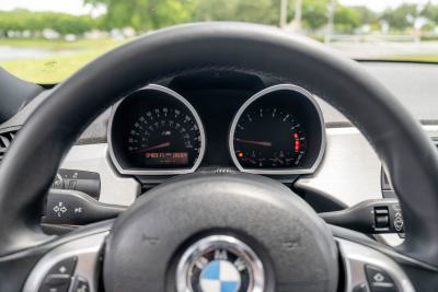 2006 BMW Z4 M Coupe in Titanium Silver Metallic over Black Nappa