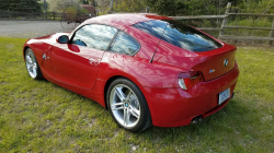 2006 BMW Z4 M Coupe in Imola Red 2 over Black Extended Nappa