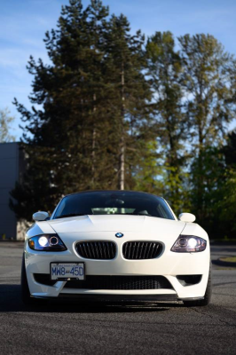2006 BMW Z4 M Coupe in Alpine White III over Black Nappa