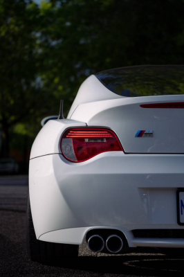 2006 BMW Z4 M Coupe in Alpine White III over Black Nappa