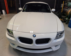 2006 BMW Z4 M Coupe in Alpine White III over Black Nappa