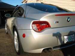 2006 BMW Z4 M Coupe in Titanium Silver Metallic over Imola Red Nappa