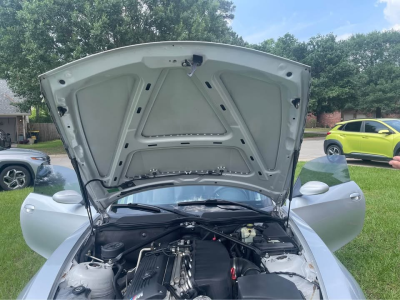 2006 BMW Z4 M Coupe in Titanium Silver Metallic over Dark Sepang Brown Nappa