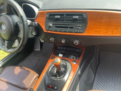 2006 BMW Z4 M Coupe in Titanium Silver Metallic over Dark Sepang Brown Nappa