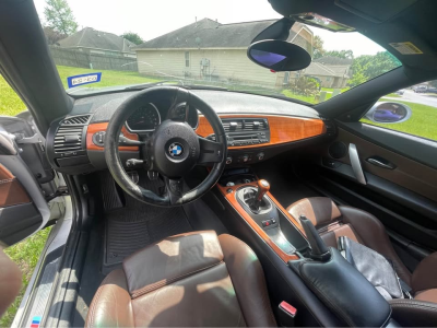 2006 BMW Z4 M Coupe in Titanium Silver Metallic over Dark Sepang Brown Nappa