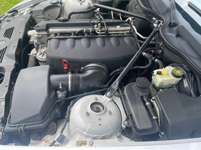 2006 BMW Z4 M Coupe in Titanium Silver Metallic over Dark Sepang Brown Nappa