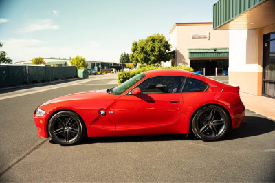 2006 BMW Z4 M Coupe in Imola Red 2 over Light Sepang Bronze Nappa