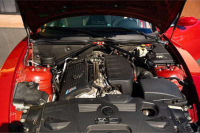 2006 BMW Z4 M Coupe in Imola Red 2 over Light Sepang Bronze Nappa