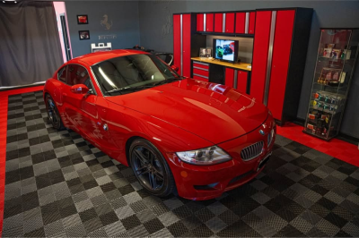 2006 BMW Z4 M Coupe in Imola Red 2 over Light Sepang Bronze Nappa